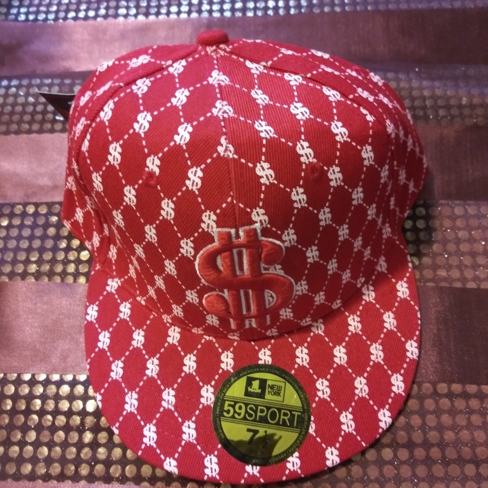 Hat with Red Money Logo